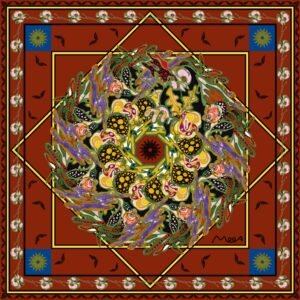 Moon Garden (Red)