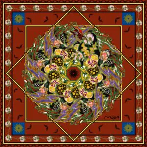 Moon Garden (Red)