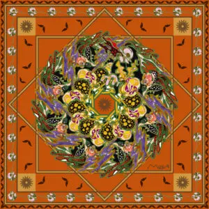 Moon Garden (Orange)