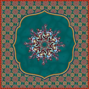 Mandala No.1 (Orange)